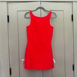 Amanda Uprichard Vibrant Red Mini Dress